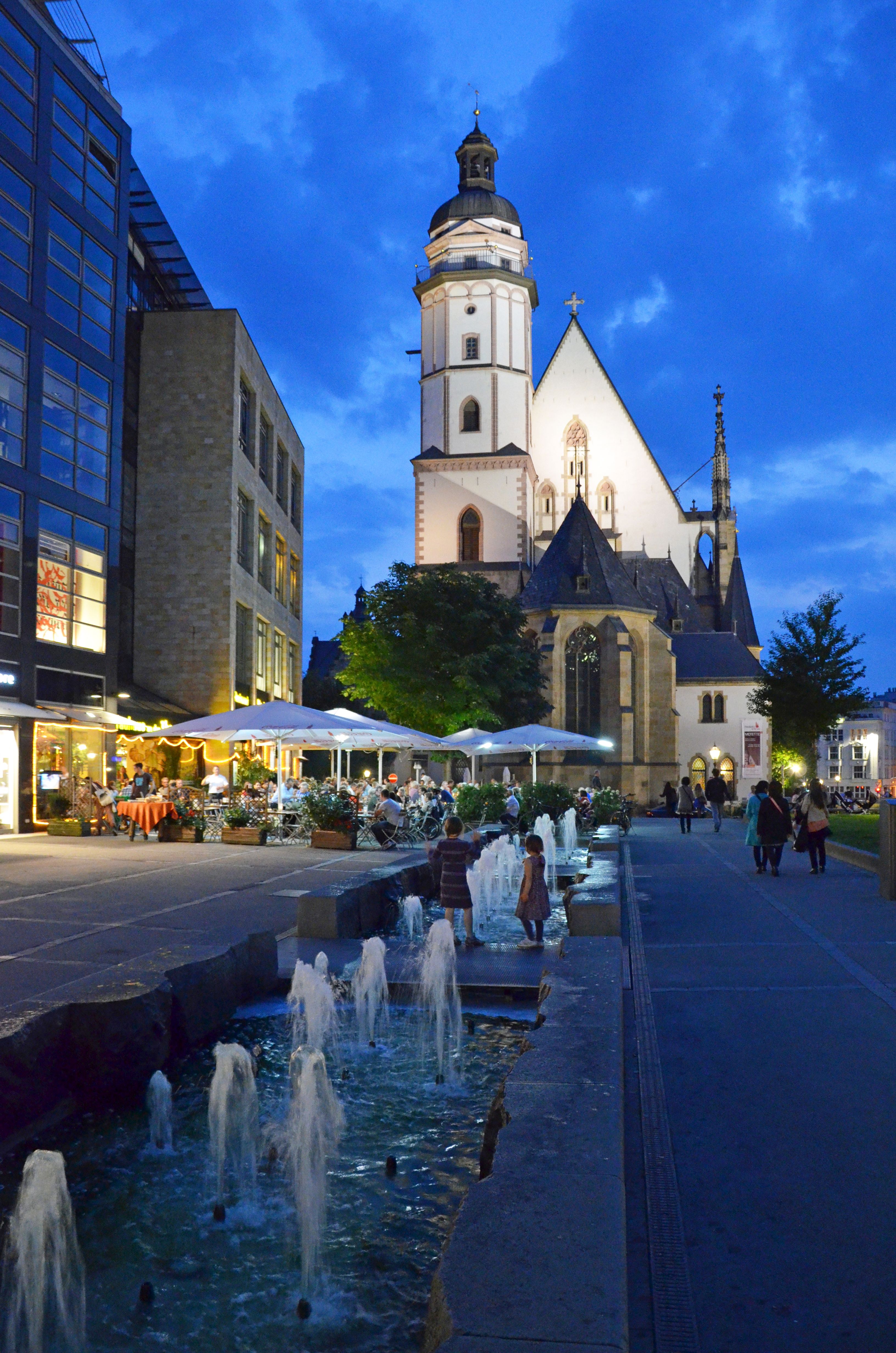 Thomaskirche - Blick von der PetersstraÃe