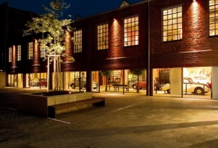 Saxony Horch Museum At Night