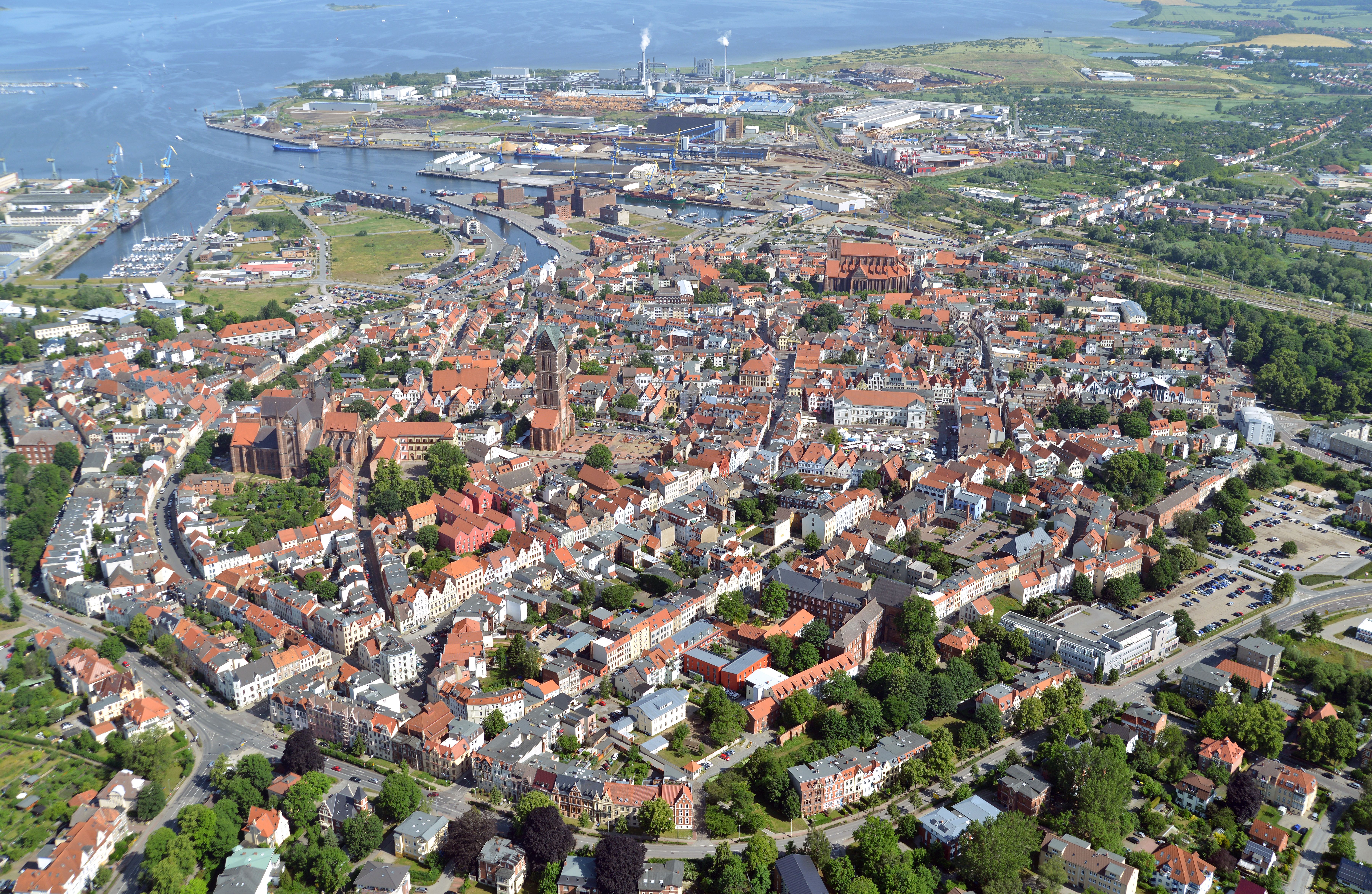 Wismar_ Luftbild