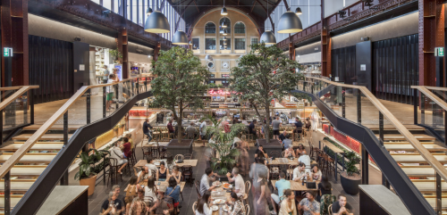 Nice Gare du Sud interior dining area (photo courtesy Reichen et Robert Architectes)