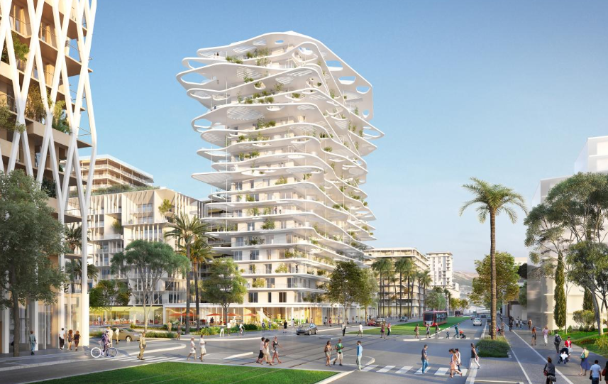 Nice Meridia Tower by Sou Fujimoto