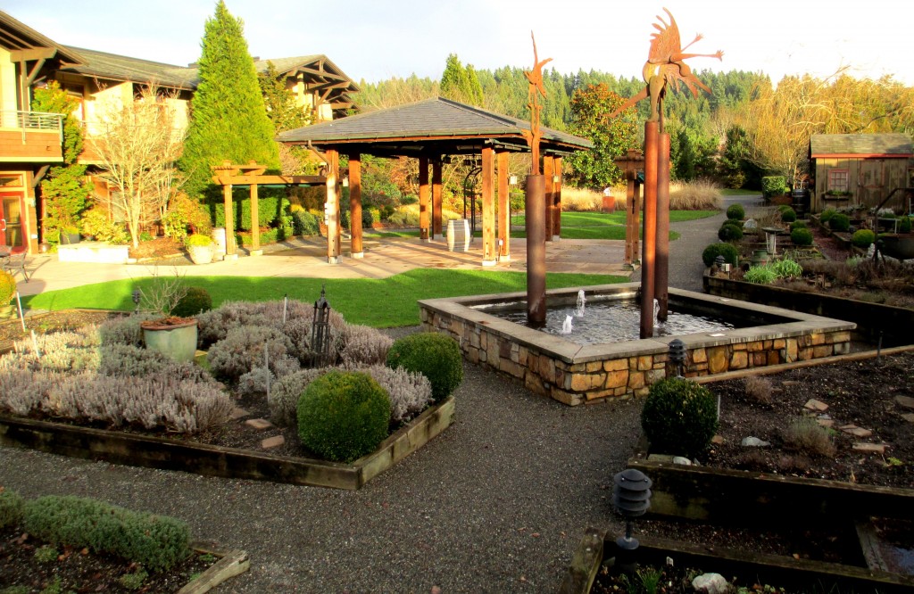 Willows Lodge herb garden
